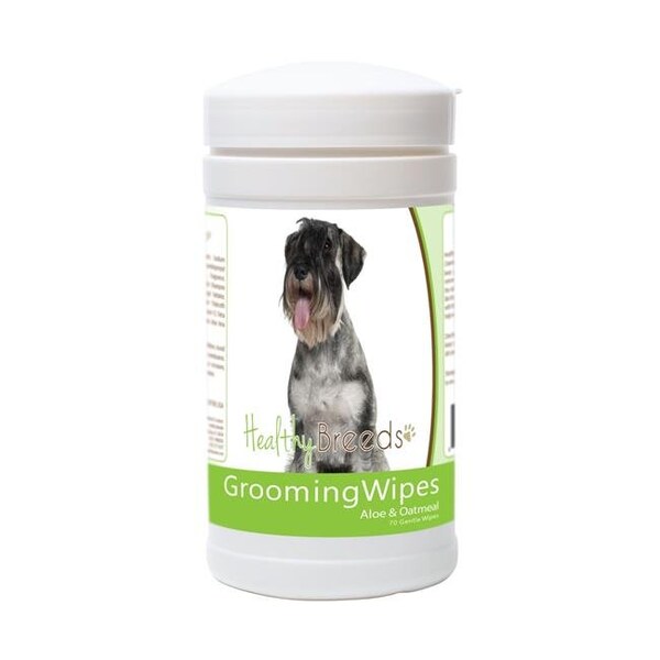 Healthy Breeds 840235178101 Standard Schnauzer Grooming Wipes - 70 Count 840235178101 - main